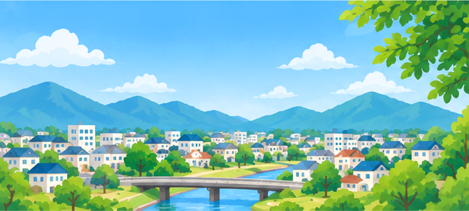 防災情報を複数の方法で受け取ることをイメージしたイラスト